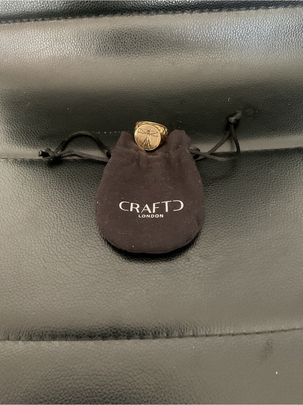 Craft London Gold Men ring